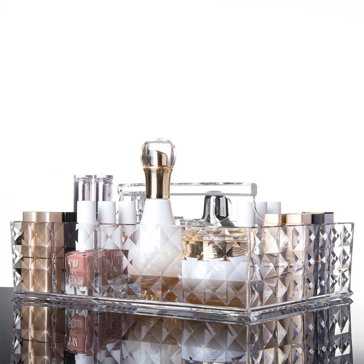 Spot Goods Acrylic Makeup Organizers Bathroom Counter Organizer Home Storage & Organization With Factory BestM