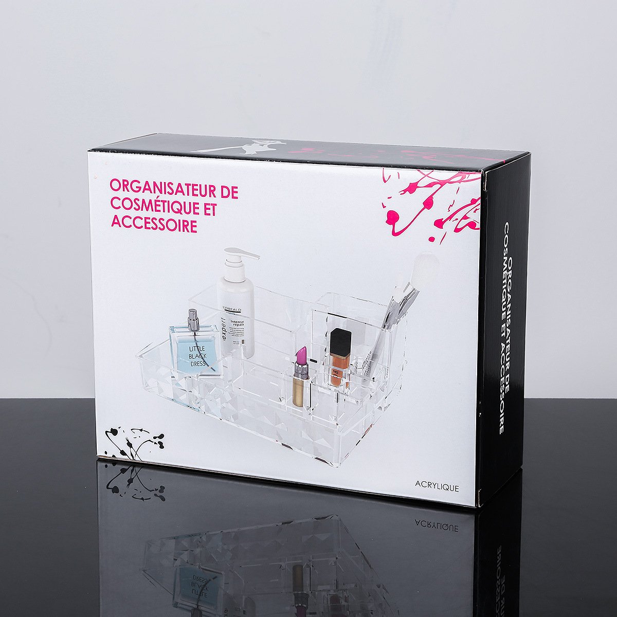 Spot Goods Acrylic Makeup Organizers Bathroom Counter Organizer Home Storage & Organization With Factory BestM