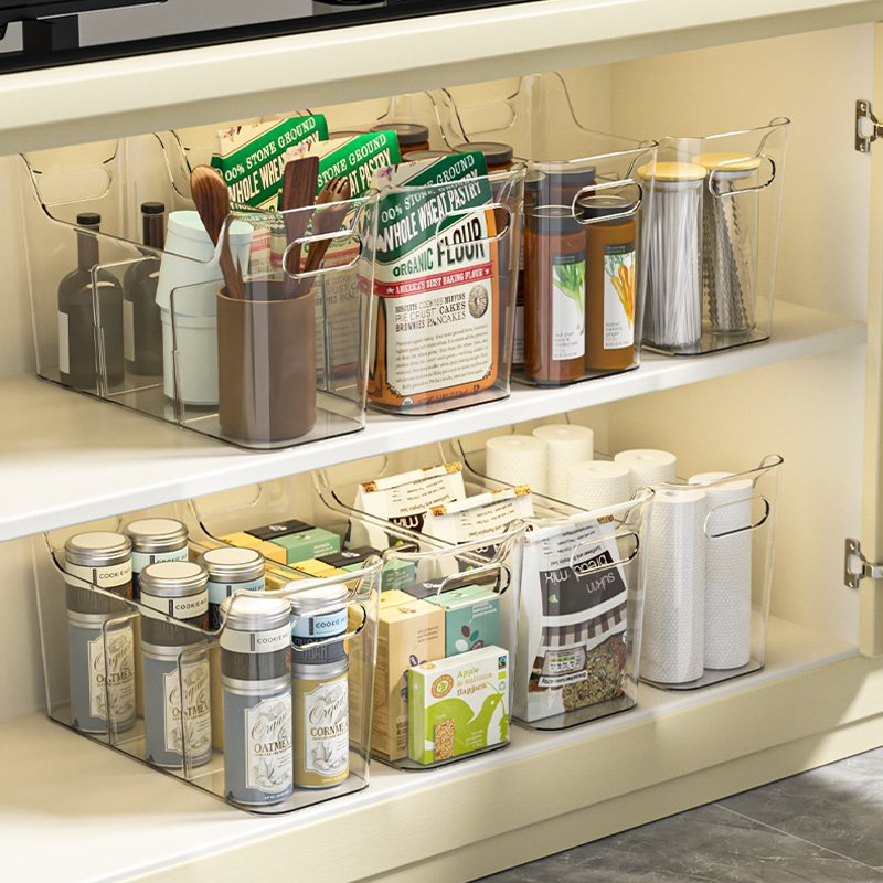 2024 Kitchen accessories Stackable Storage Box Container Refrigerator Drawer Fridge Storage Organizer