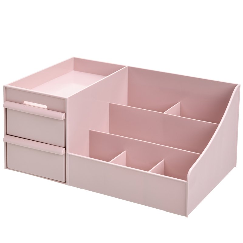 Multifunction Plastic PP Jewelry Makeup Tools Cosmetic Storage Organizers Box Rack Case