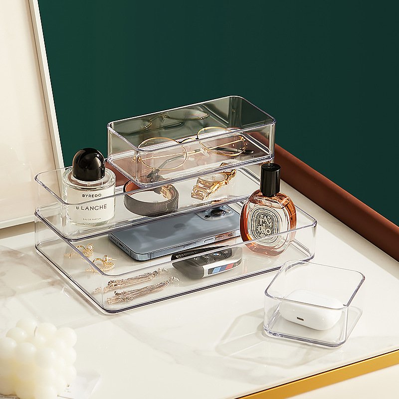 Stackable Divided Cutlery Storage Box In Kitchen Drawer, Household Cabinet With Built-in Divided Knife, Fork, Chopsticks Storage