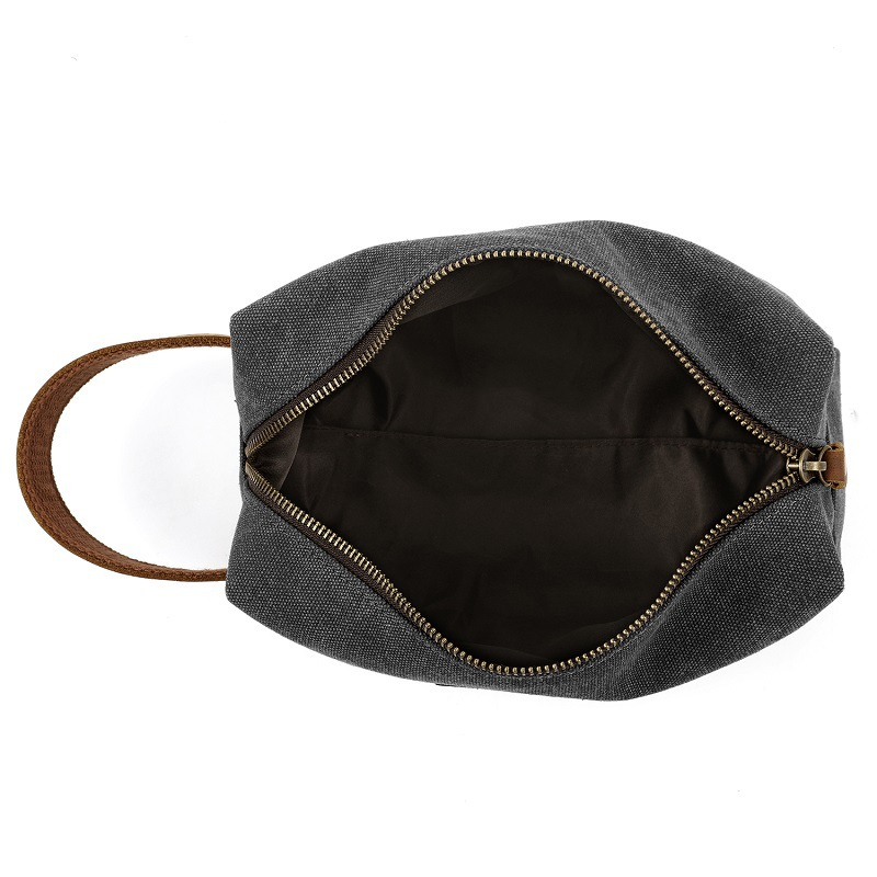 Custom Style Canvas Tote Purse Organizer Bag Insert with Compartments Cotton Handle Makeup Organizers Handbag for Gift