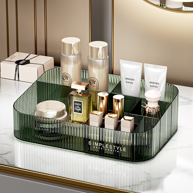 Bathroom Countertops Vanity Cosmetics Organizer Stackable Makeup Organizer Drawers