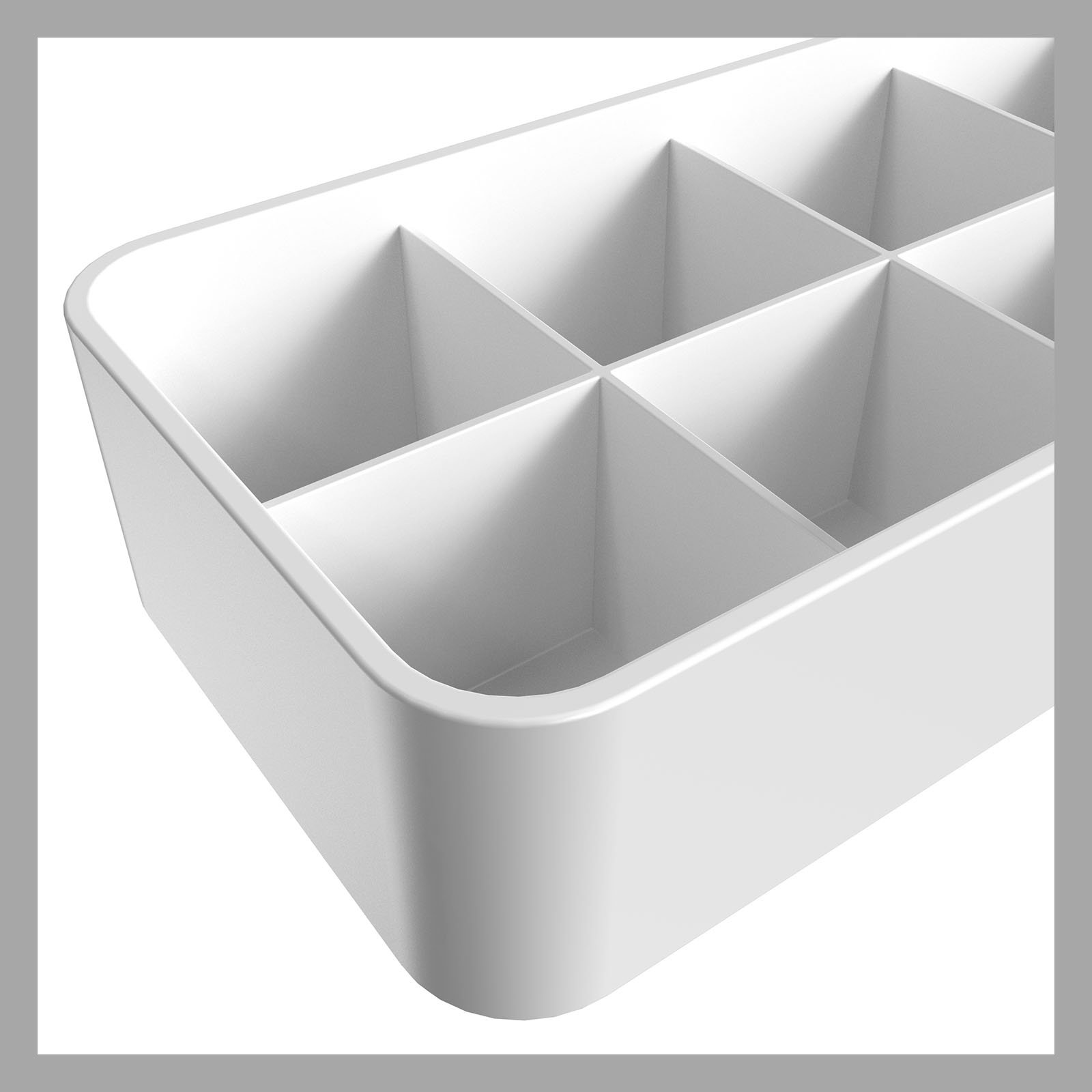 Good Selling Make up Desk Kit Private Label Plastic Storage Boxes Separate Box Desktop Organizer Makeup Box