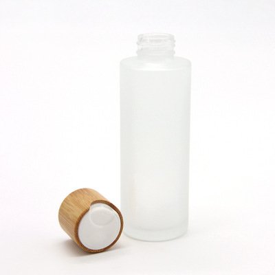 Made in China Bamboo Cover Glass Spray Bottle for Makeup Organizers