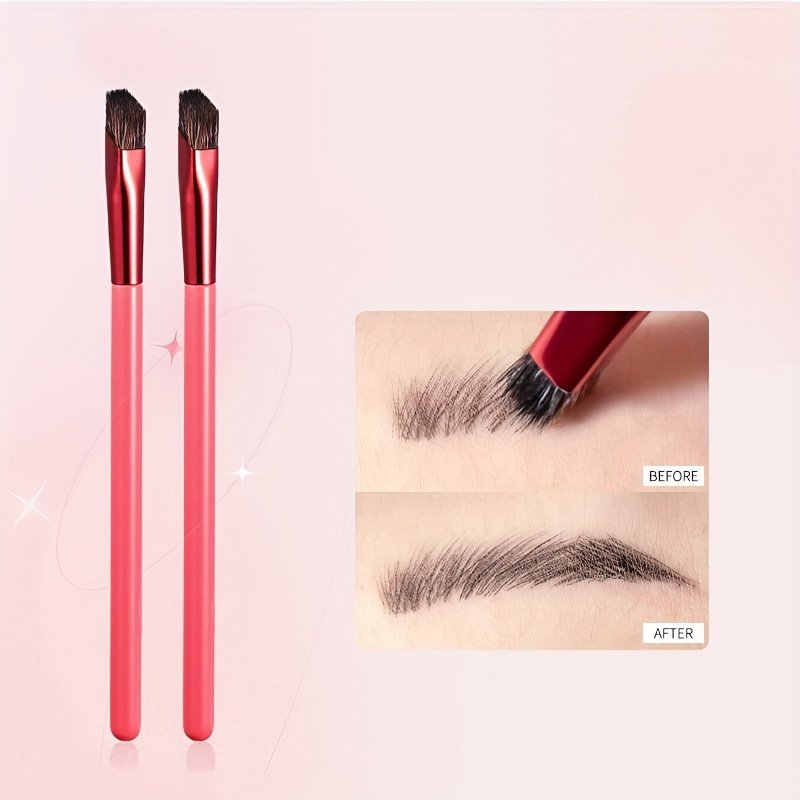 Portable Flat Eyebrow Brushes For Perfect Eyebrow Multifunctional Brush And Hairline Brush Makeup Beauty Tool