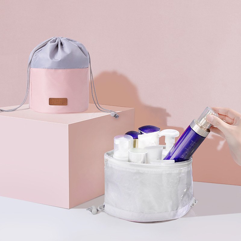Fashion Drawstring Cosmetic Bag Travel Storage Makeup Bag Organizer Female Storage Pouch Toiletry Make Up Beauty Kit Box