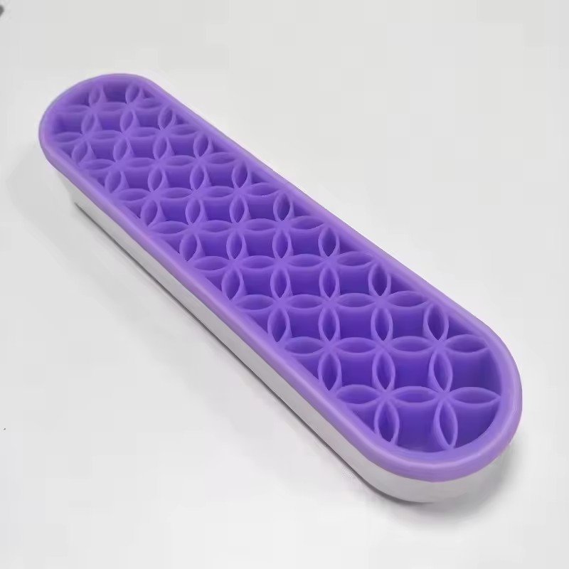Nail Art Tool for Nail Painting pen Sewing Tool Storage Box Desktop Organizers Silicone Make Up Brush Storage Stand Cosmetic