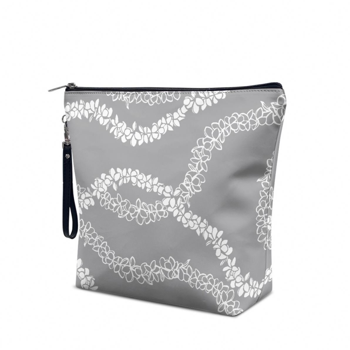 Women Cosmetic Bag Puakenikeni Flower Travel Makeup Bags Portable Toiletry HandBag Large Capacity Organizer Zipper Beauty Pouch