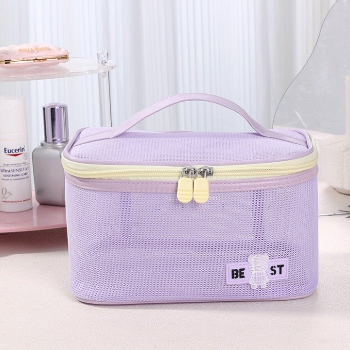 Hot Selling Holiday Square Bag Travel Storage Lipstick Cosmetic Bag Large Capacity Makeup Bag for Women