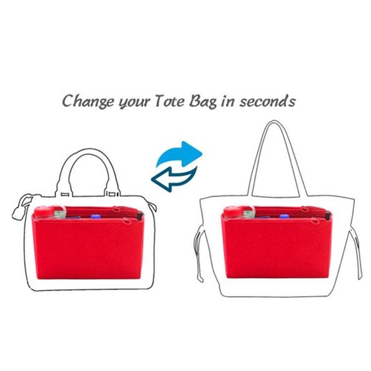 2021 New Products Felt Cosmetic Luxury Bag Organizer