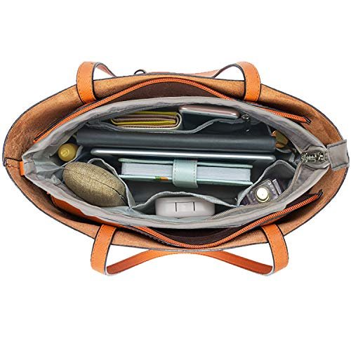 Purse Organizer Insert with zipper Nylon-Handbag & Tote Shaper-bag organizer for tote-Sturdy Purse Insert Organizer Bag in Bag