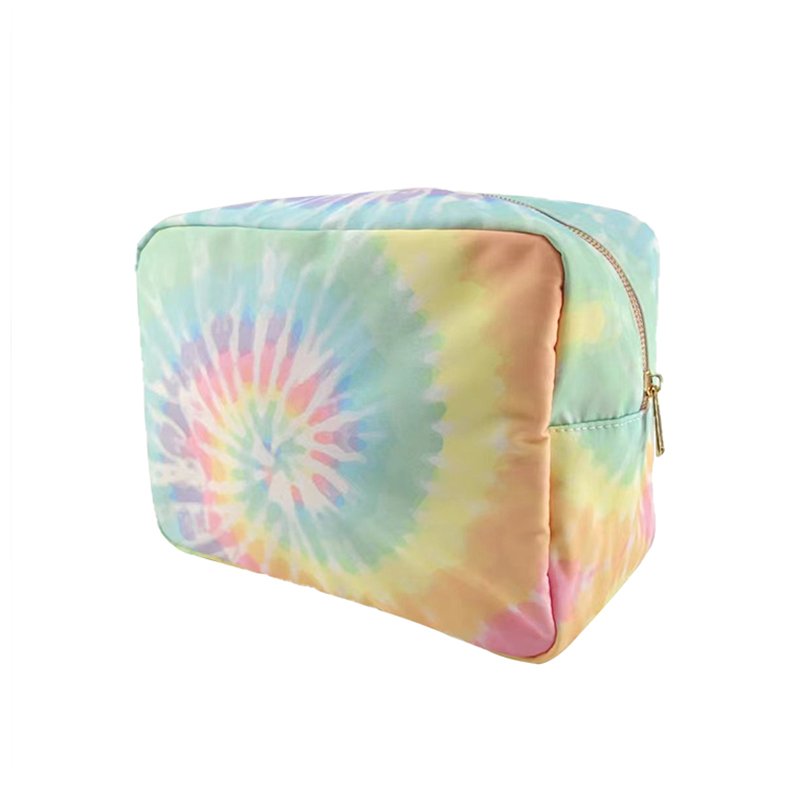 New Design Pattern Organize Bag Custom Low MOQ Tie-Dye Makeup Bag Small Pouch Wholesale