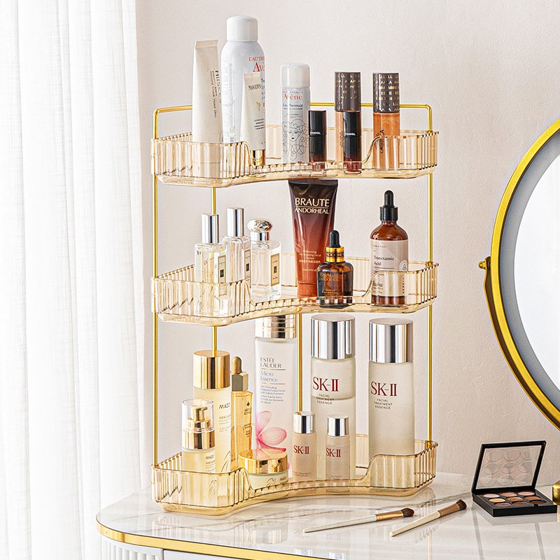 Versatile Three-Layer Corner Shelf for Kitchen - Perfect for Organizing Utensils