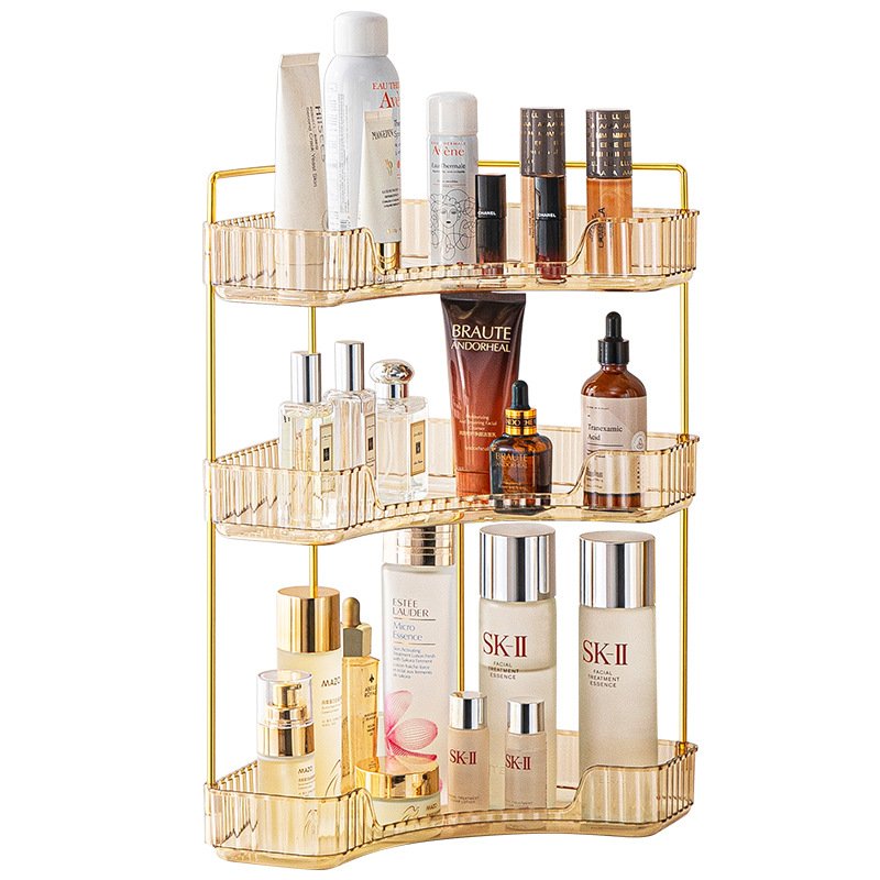 Versatile Three-Layer Corner Shelf for Kitchen - Perfect for Organizing Utensils