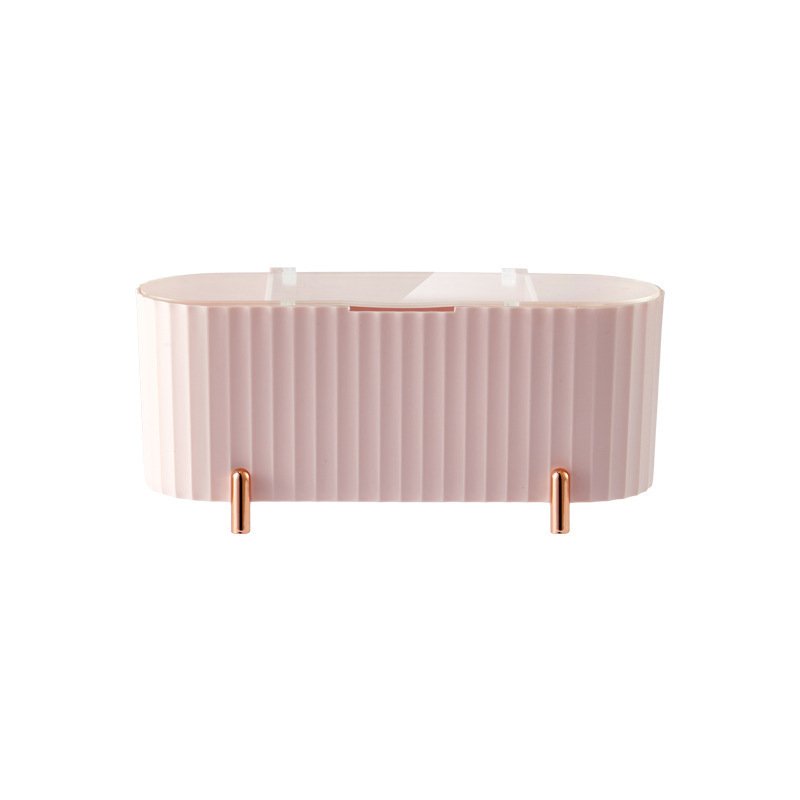 4 Compartment Table Makeup Sponge Storage Box Dust-proof Makeup Organizer for bath