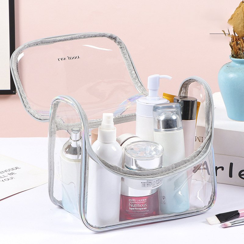 New Designed Custom Luxury Portable Storage Organizer Wash Bag PVC Cosmetic Bag Transparent Clear Makeup Bags