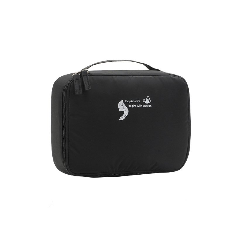 Customized Women Travel Cute Waterproof Cosmetic Bag luxury Toiletry Wash Organizer Beauty Vanity zipper Make Up Pouch