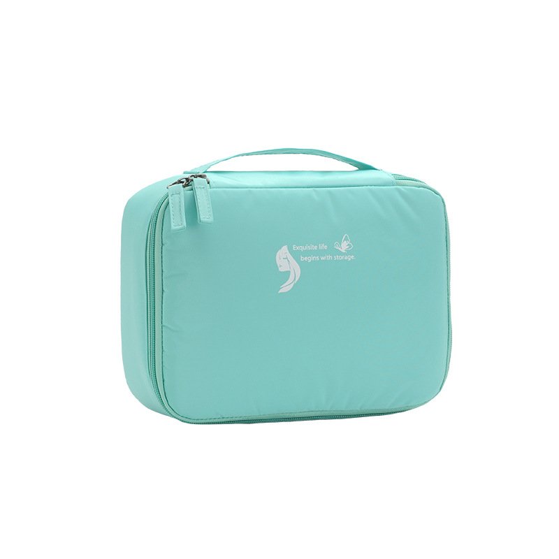 Customized Women Travel Cute Waterproof Cosmetic Bag luxury Toiletry Wash Organizer Beauty Vanity zipper Make Up Pouch