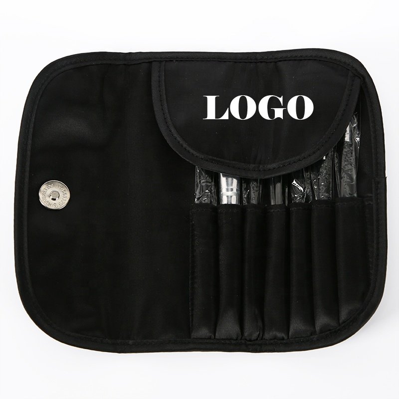 Customizable Portable Makeup Brush Organizer Bag For Travel Cosmetic Foldable Makeup Brush Roll Up Case Pouch Bag