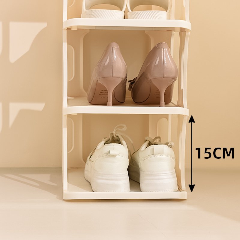 7-layer shoe rack Foldable shoe storage organizer multi-functional household installation shoe rack