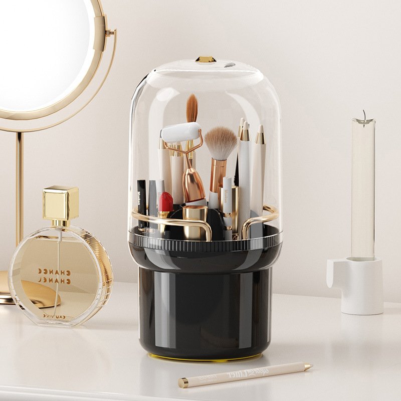 Organize Your Makeup Collection with ShuangQing 3468 Copper Cosmetic Brush Box
