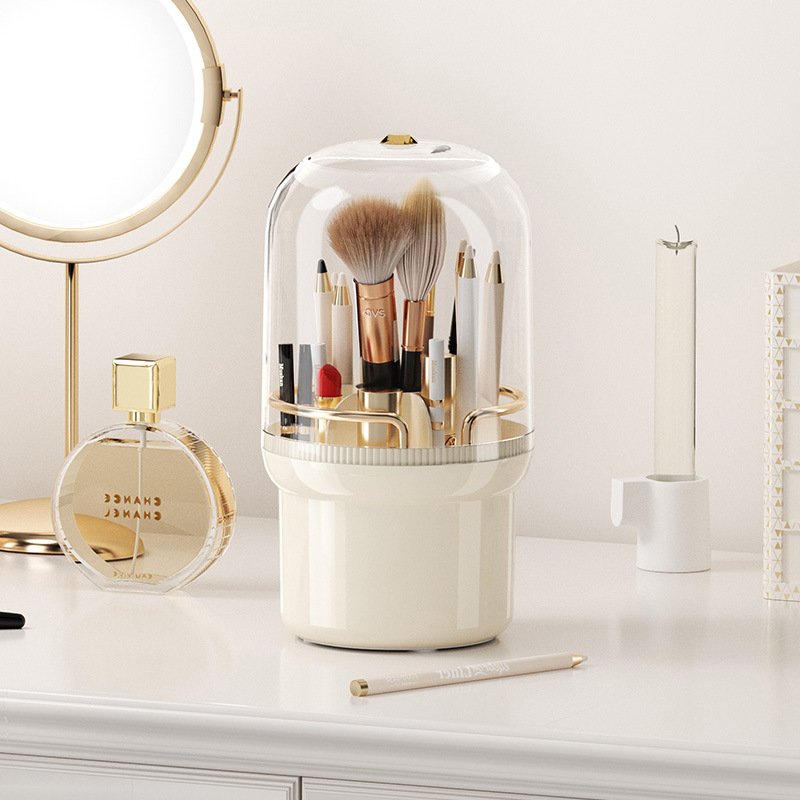Organize Your Makeup Collection with ShuangQing 3468 Copper Cosmetic Brush Box