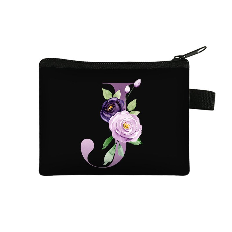 Wholesale DIY Eco Friendly Canvas Cotton Portable Mini Zipper Keychain Coin Pouch Purse Bag