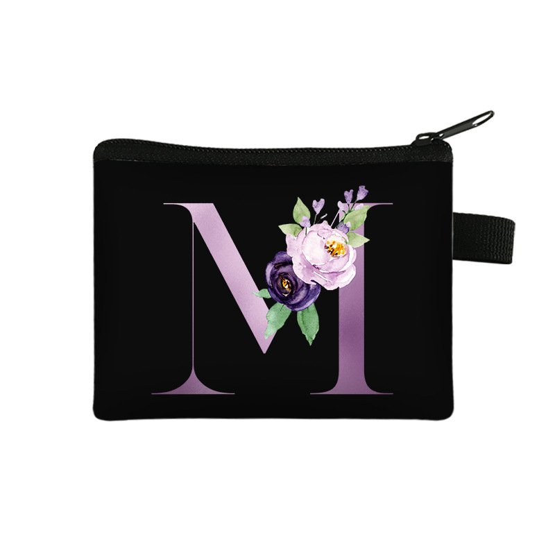 Wholesale DIY Eco Friendly Canvas Cotton Portable Mini Zipper Keychain Coin Pouch Purse Bag