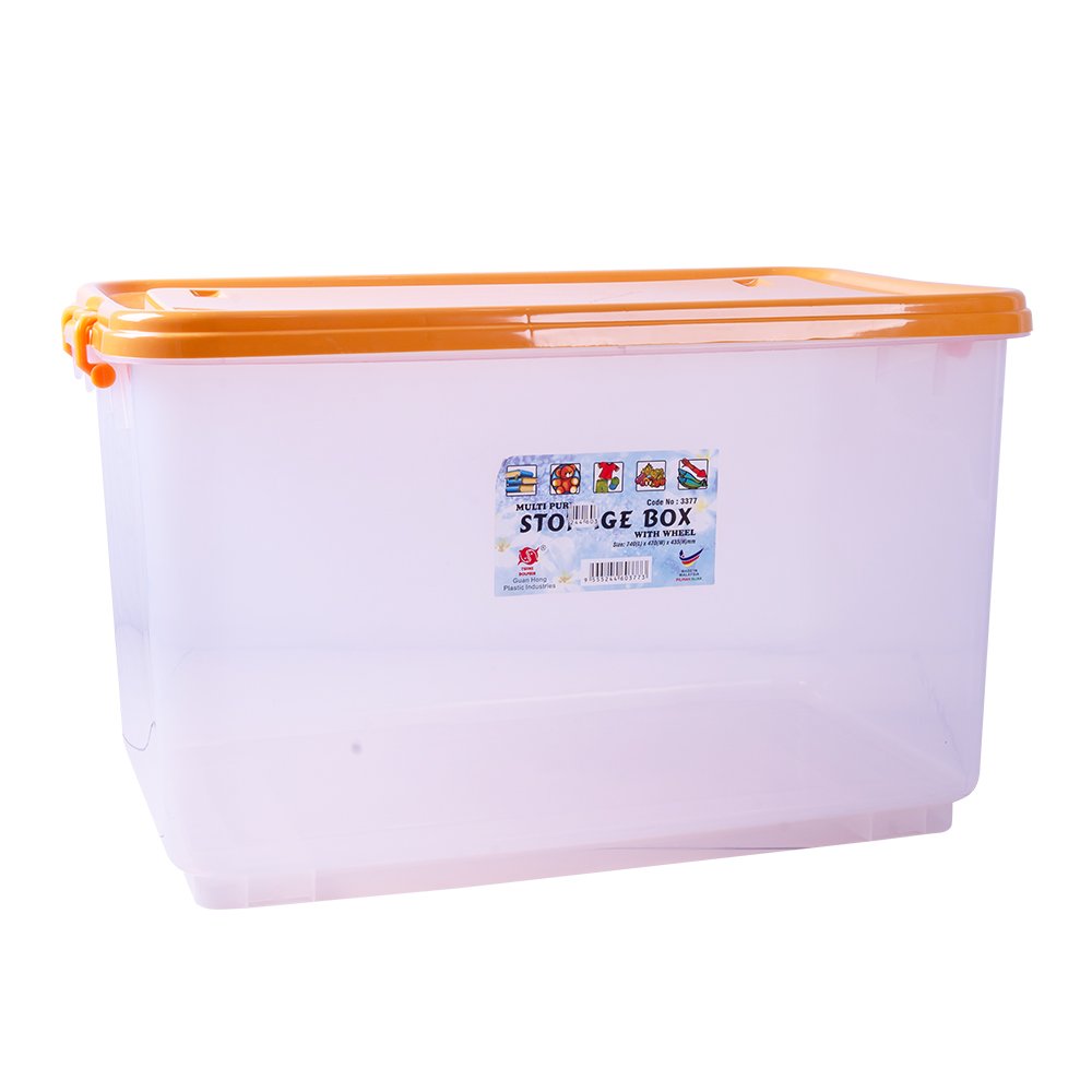 Highly Satisfied Quality Big Transparent Multi-Purpose Storage Box with Cover for Home Organization