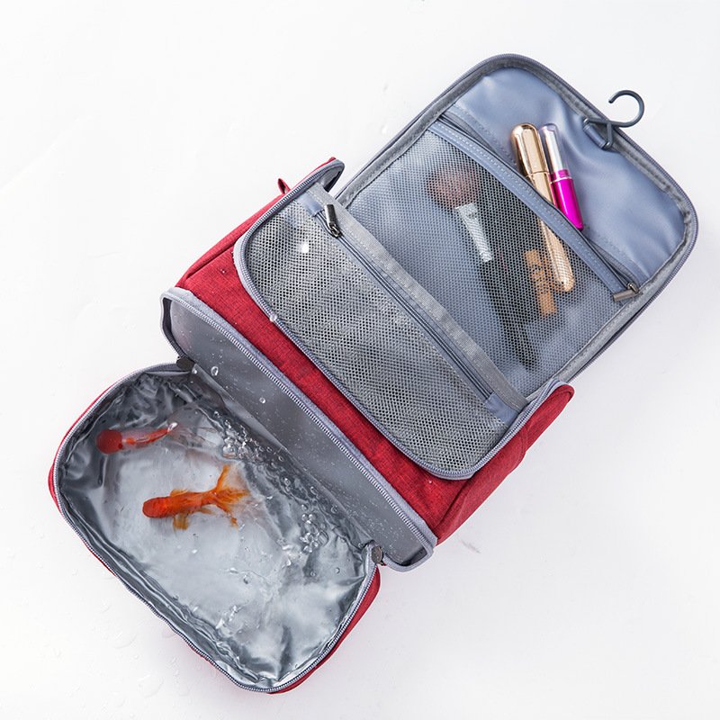 New Korean version waterproof storage for business trips, makeup large capacity dry wet separation wash bag, organizing bag
