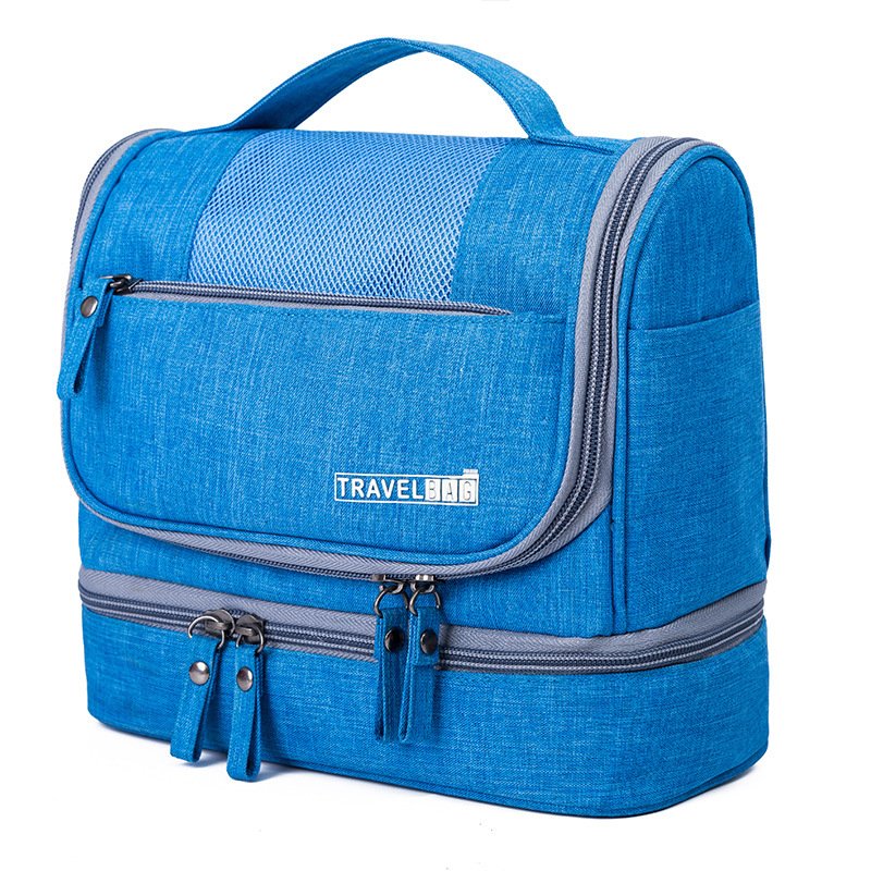 New Korean version waterproof storage for business trips, makeup large capacity dry wet separation wash bag, organizing bag