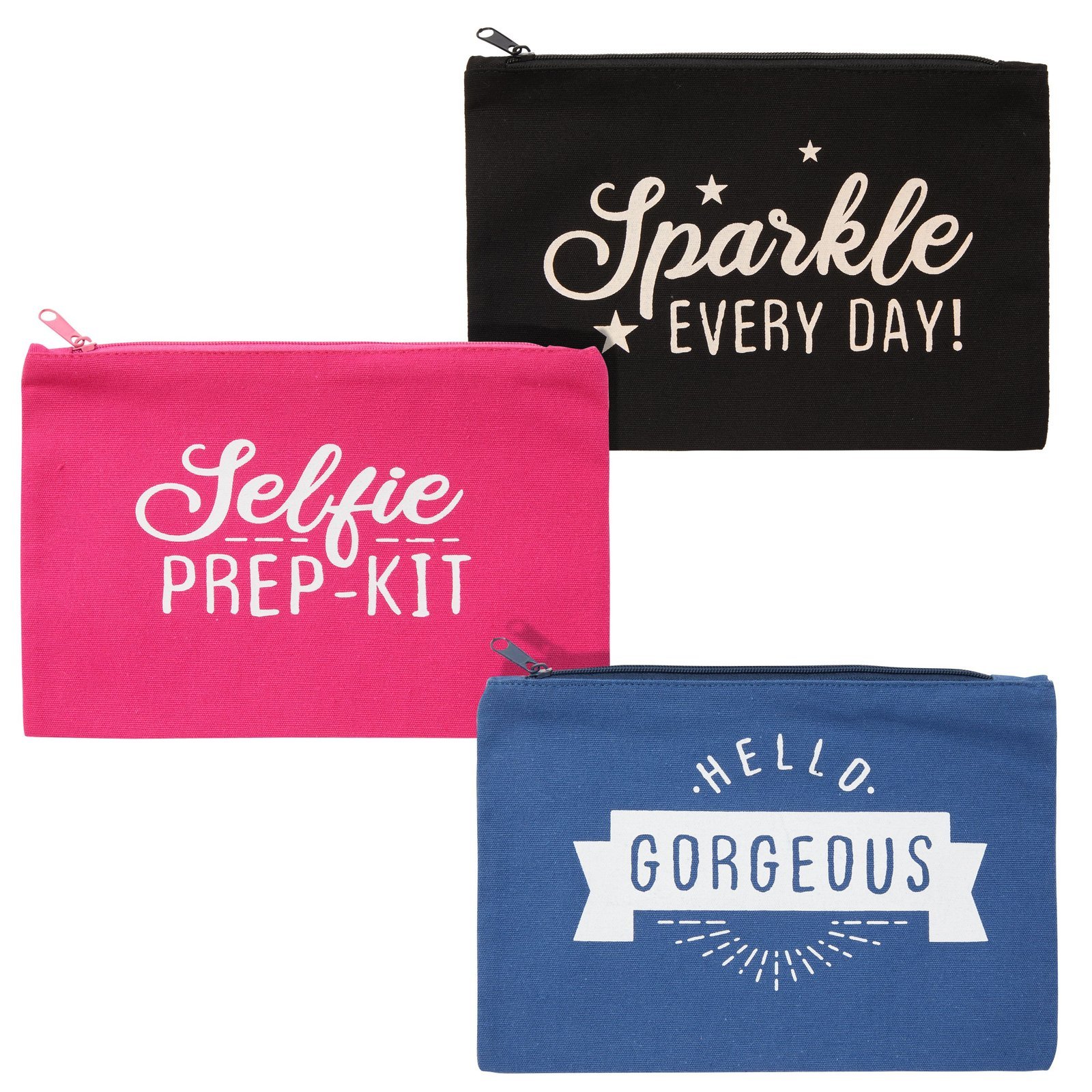 Hot sell cotton canvas zipper makeup brush collection storage bag women travel cosmetic pouch makeup lipstick organizer