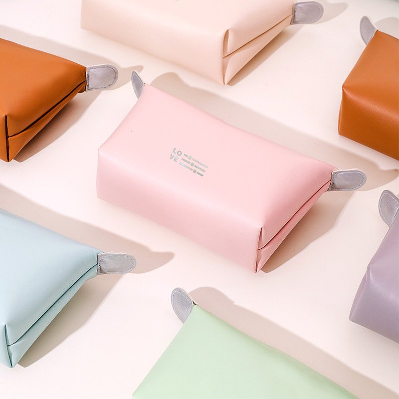Silicone Waterproof Cosmetic Bag Women Purse Mini Travel Makeup Toiletry Pouch Storage Bags