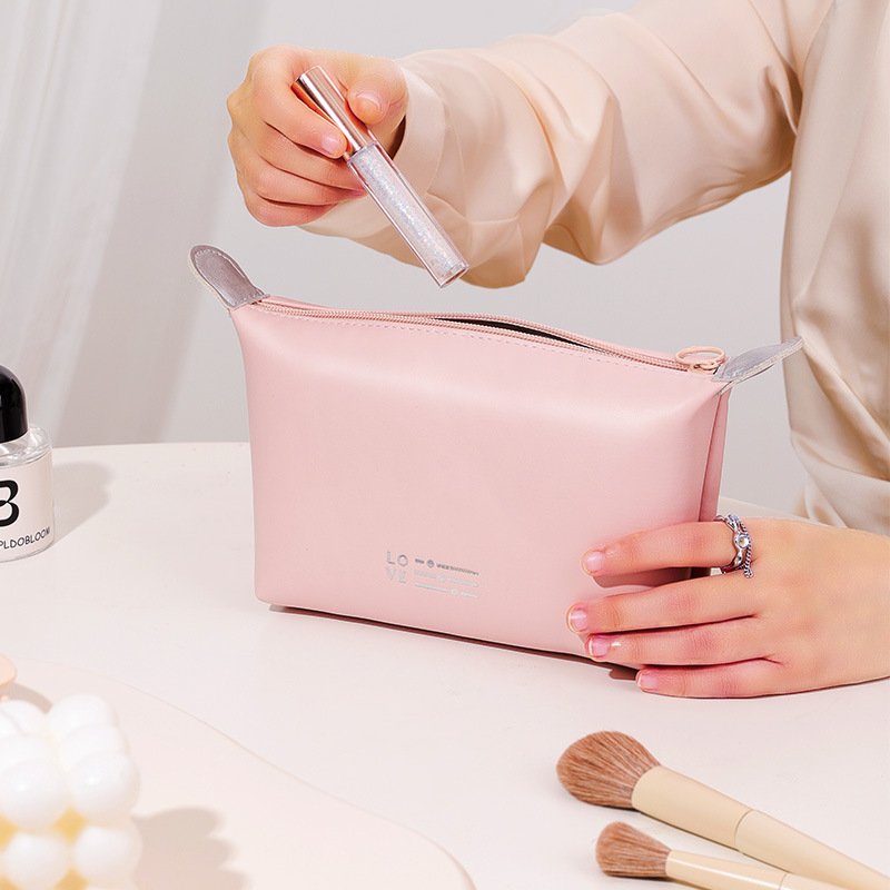 Silicone Waterproof Cosmetic Bag Women Purse Mini Travel Makeup Toiletry Pouch Storage Bags