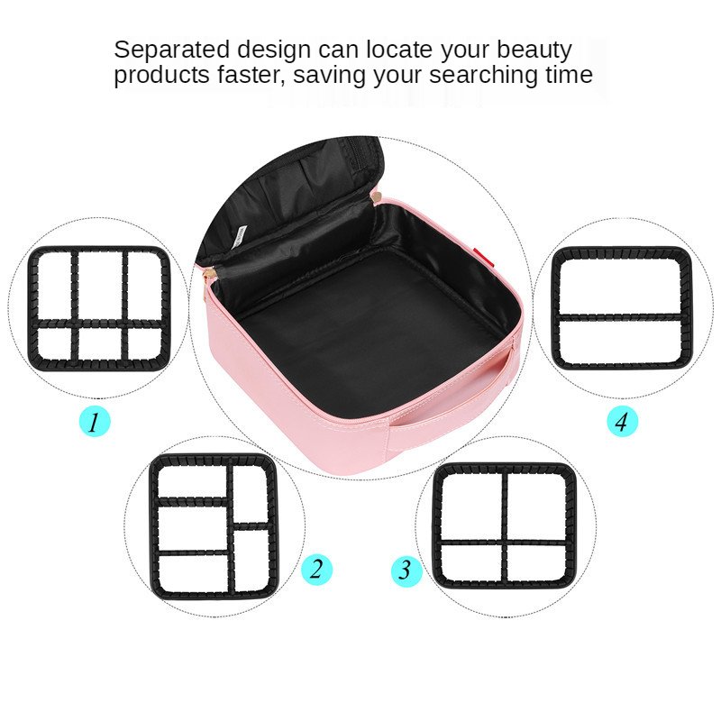 Women/makeup New cosmetic bag cute lady multi-function travel storage Case portable portable bridesmaid bag