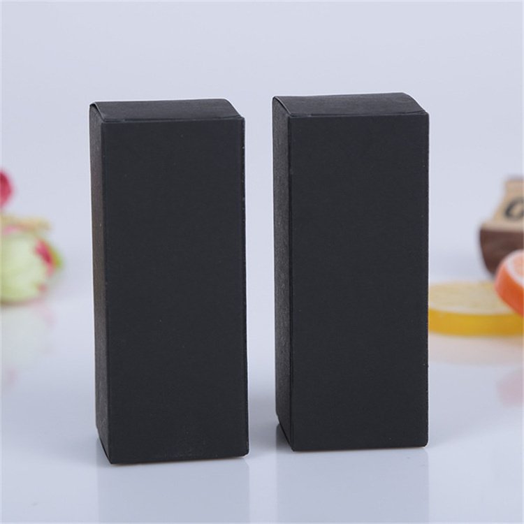 Foldable Kraft Paper Packaging Box Lipstick Essential Oil Bottle Storage Box Makeup Organizers Storage Container Gift Packaging