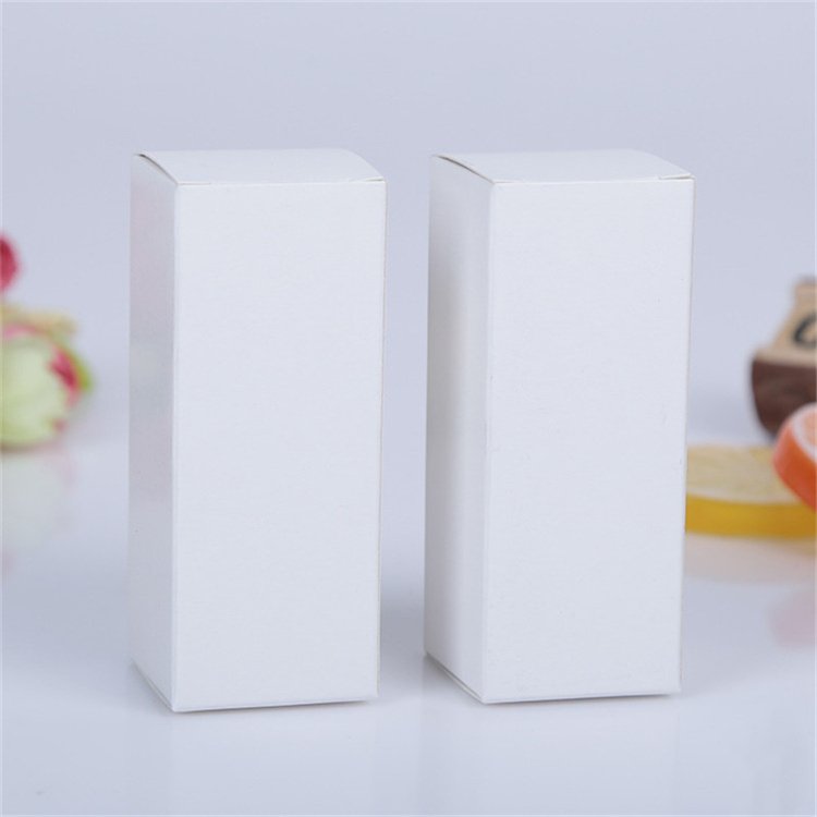Foldable Kraft Paper Packaging Box Lipstick Essential Oil Bottle Storage Box Makeup Organizers Storage Container Gift Packaging