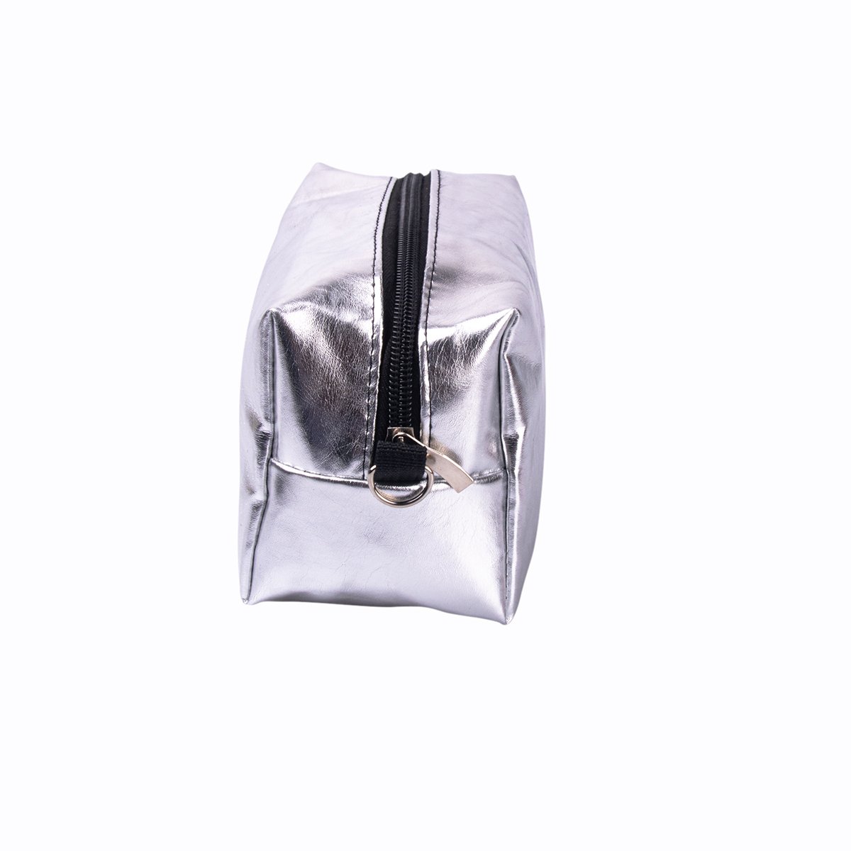 MOQ 50 pieces custom PU leather makeup bag with zipper blank Cosmetic bag Makeup Toiletry Skincare Kits pouch Souvenir bag