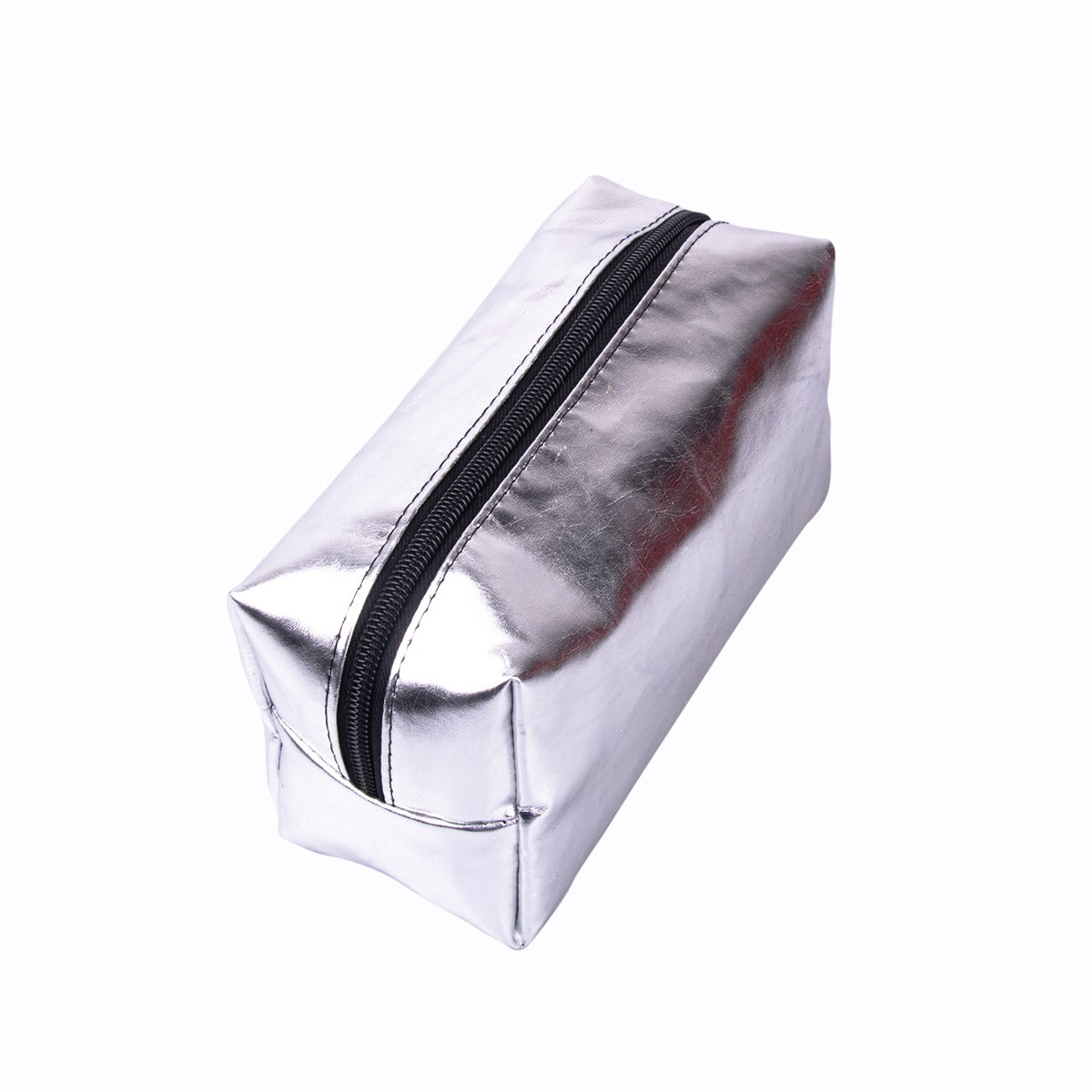 MOQ 50 pieces custom PU leather makeup bag with zipper blank Cosmetic bag Makeup Toiletry Skincare Kits pouch Souvenir bag