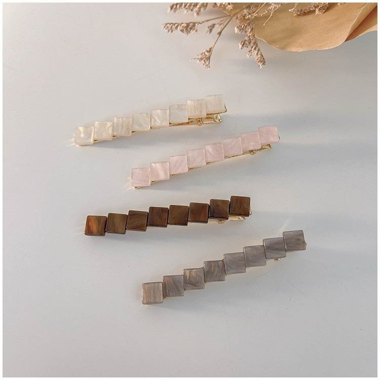 Fashion No Crease Hair Clips No Bend Hair Styling Wake Shape Makeup Clips Pretty Black White Hair Clips