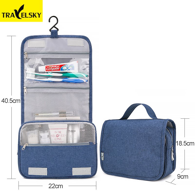 trending travel organizer kit toiletries cosmetics makeup bag hanging toiletry bag for women