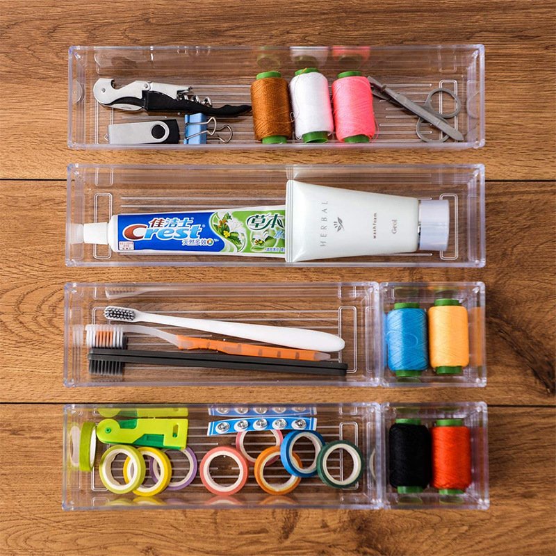 home and kitchen eco top sellers officer organizer plastic containers household items storage containers make up organizers