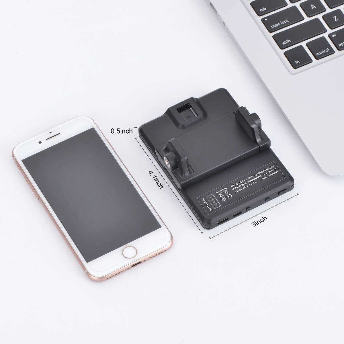 5W Rechargeable Smartphone Cute Phone Clip LED Fill Light Portable Live Streaming Makeup Webcam Lighting Zoom Call Clip Light
