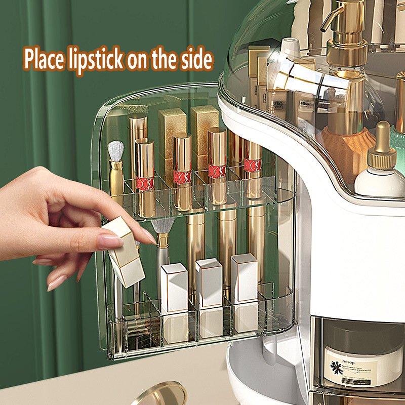 Fashion Big Capacity Desktop Cosmetic Storage Box Makeup Storage Bag Professional Cosmetic Case Jewelry Organizer