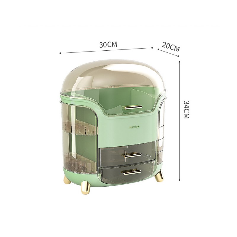 Fashion Big Capacity Desktop Cosmetic Storage Box Makeup Storage Bag Professional Cosmetic Case Jewelry Organizer