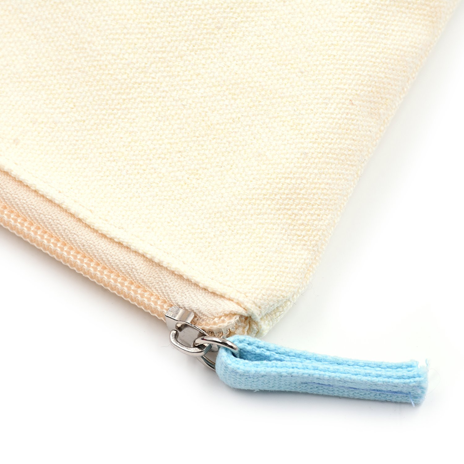 Hot sale Custom Logo Makeup Bag Portable Toiletry Pouch Girls Zipper Soft Canvas Cosmetic Bags