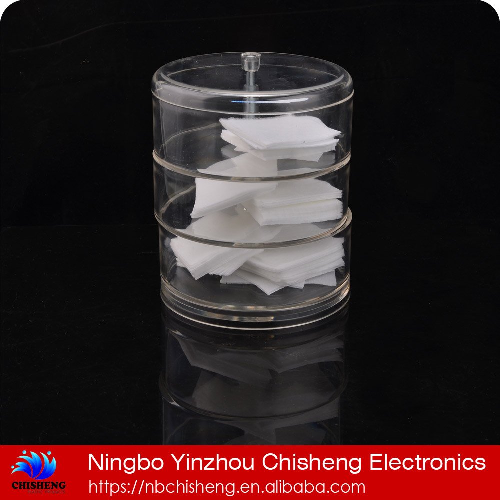 Multifunctional 3 layer tier Clear Acrylic Makeup Storage Box Plastic Crystal Rotating Makeup Cosmetic Organizer