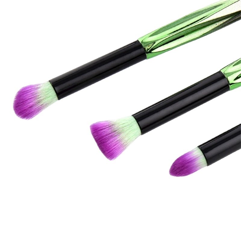 Professional Colorful Makeup Brush Kit Private Label Makeup Brushes 10Pcs Cosmetics Set