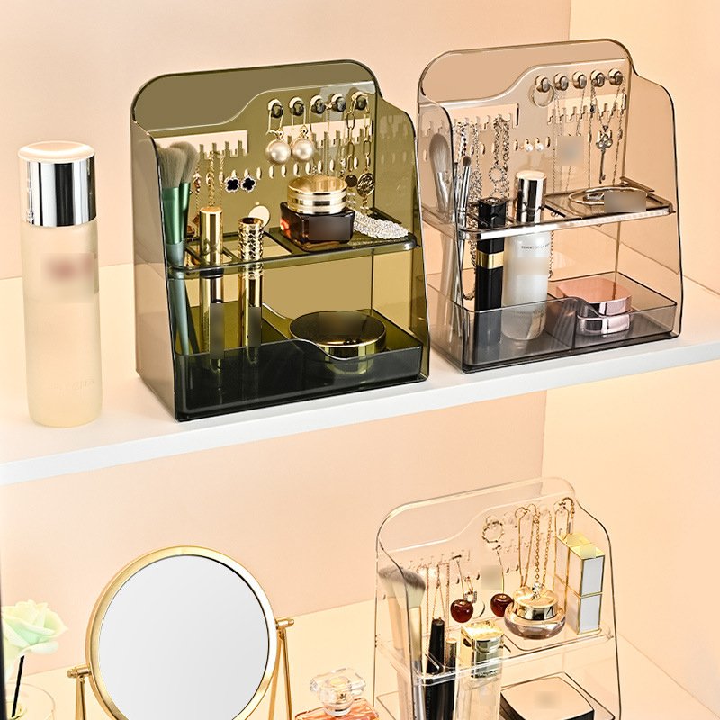 Bathroom Multifunction Toiletry Make Up Makeup Bag Organizer Cosmetics Plastic Containers Makeup Organizer